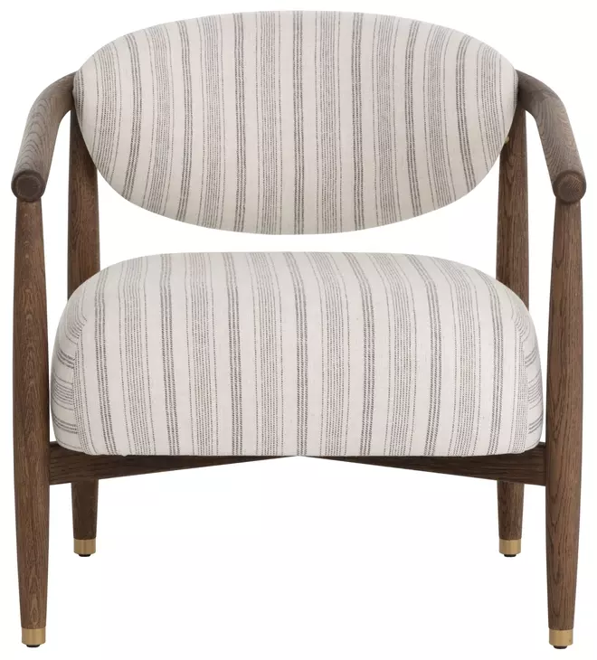 Gavina Gifford Script Upholstered Lounge Chair