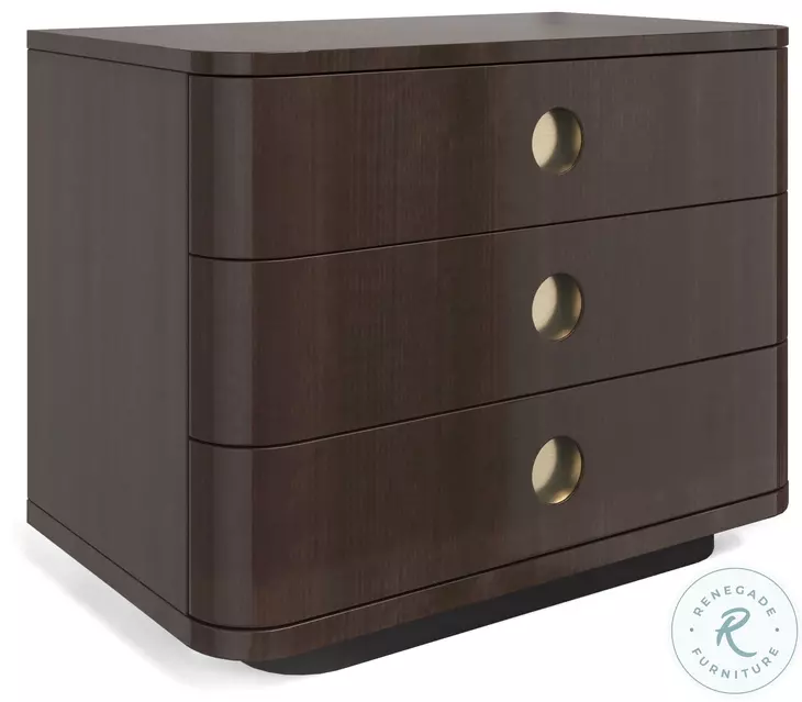 Bachelor Otter Gloss Large Nightstand