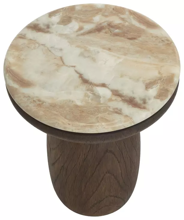 Orina Macchiato and Brown Outdoor Occasional Table Set