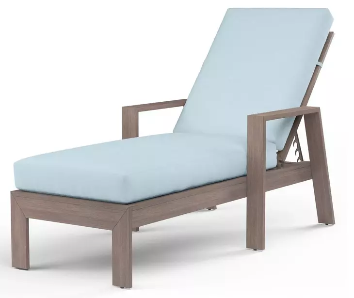 Laguna Canvas Skyline 77" Outdoor Chaise Lounge