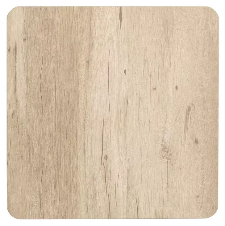 Craftsman Ridge Driftwood and Black Square Accent Table
