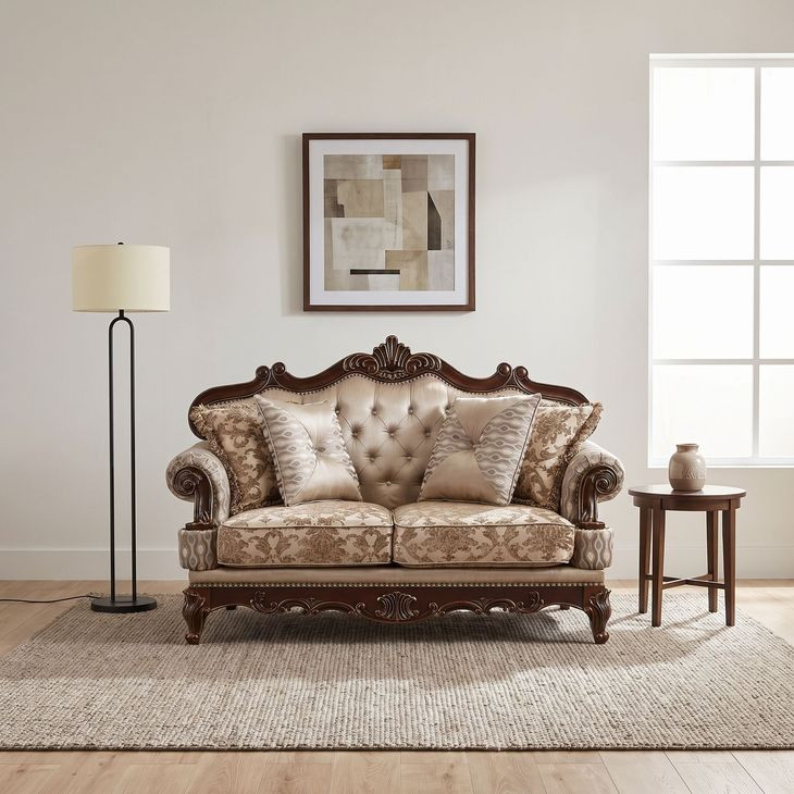 Balthasar Cherry Loveseat