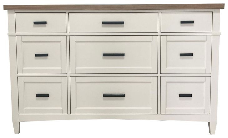 Americana Modern Cotton 9 Drawer Dresser