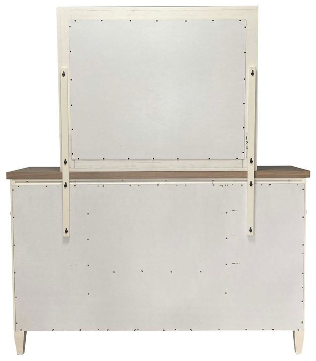 Americana Modern Cotton Landscape Mirror