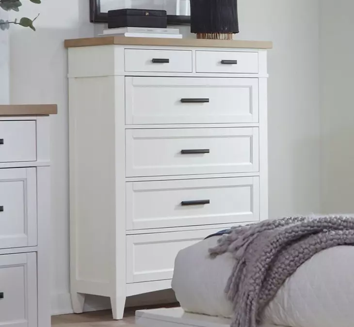 Americana Modern Cotton 6 Drawer Chest