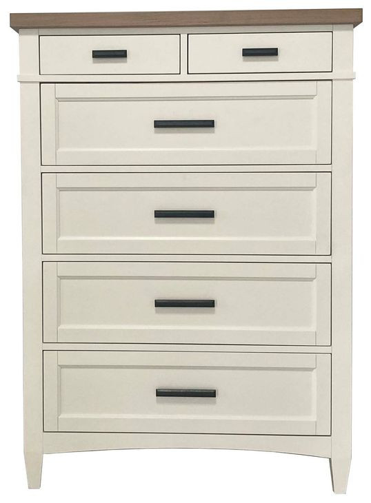Americana Modern Cotton 6 Drawer Chest