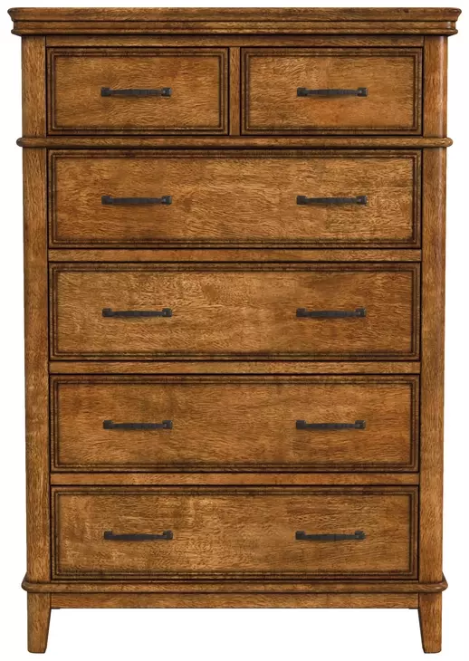 Bandalier Russet 6 Drawer Chest