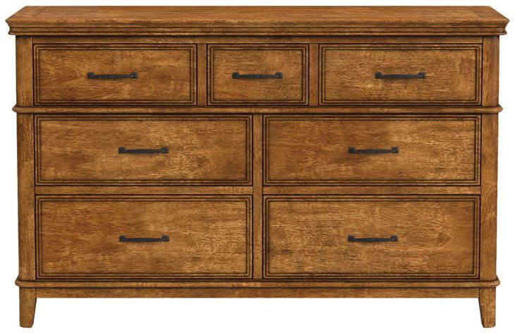Bandalier Russet 7 Drawer Dresser