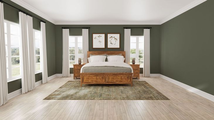 Bandalier Russet King Panel Bed