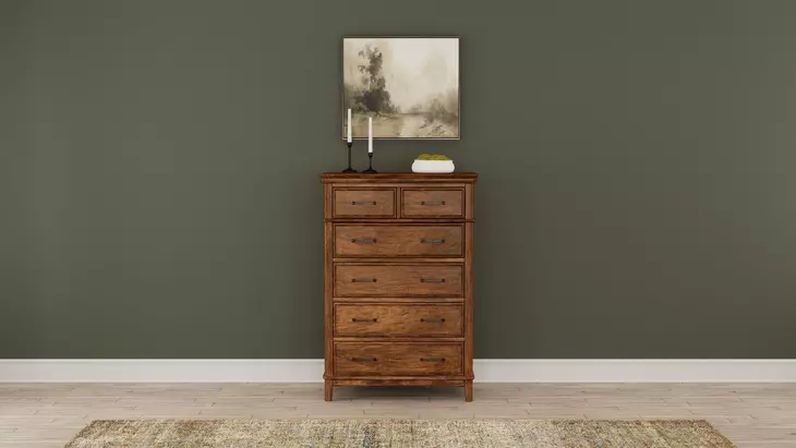 Bandalier Russet 6 Drawer Chest