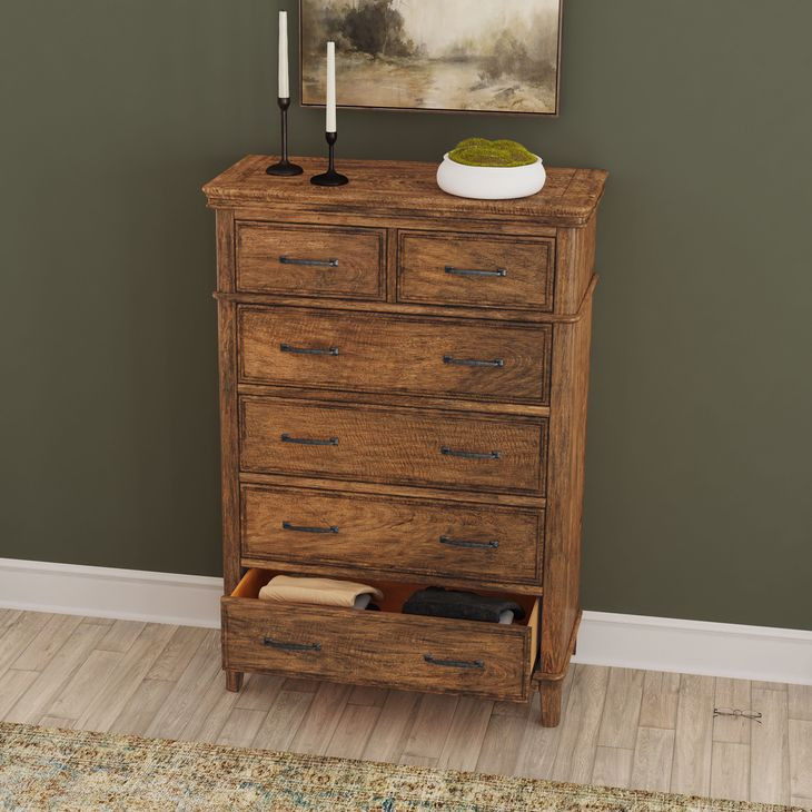 Bandalier Russet 6 Drawer Chest
