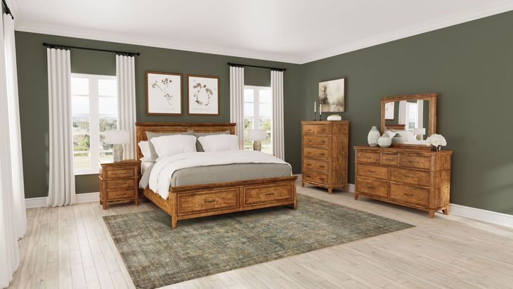 Bandalier Russet Rectangular Dresser Mirror