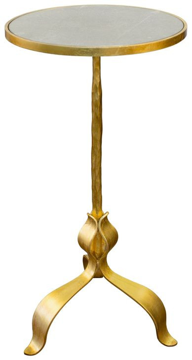 Barclay Gold Leaf Round Cigar Table