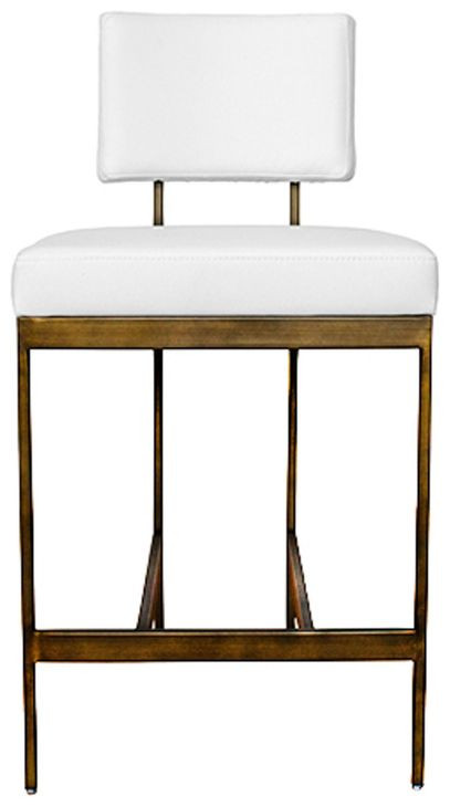 Baylor Bronze and Bronze Counter Height Stool