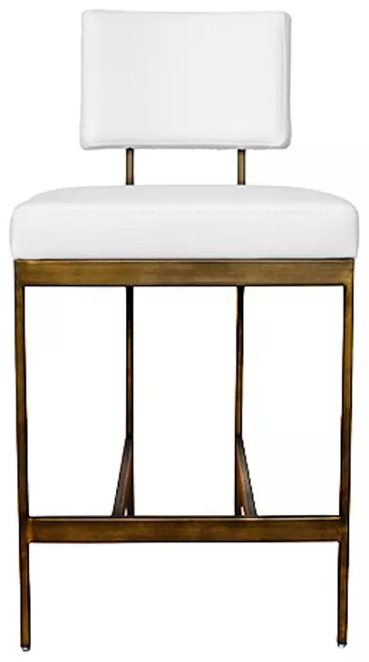 Baylor Bronze and Bronze Counter Height Stool