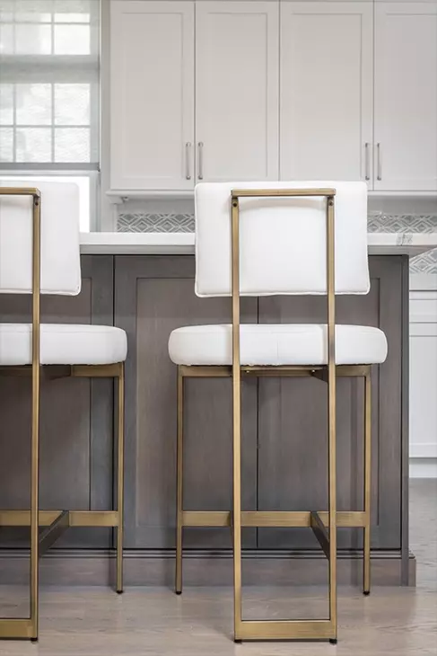 Baylor Bronze and Bronze Counter Height Stool