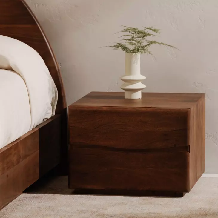 Watson Brown 2 Drawer Nightstand