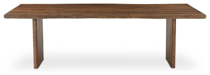 Lila Brown 98" Rectangular Dining Table