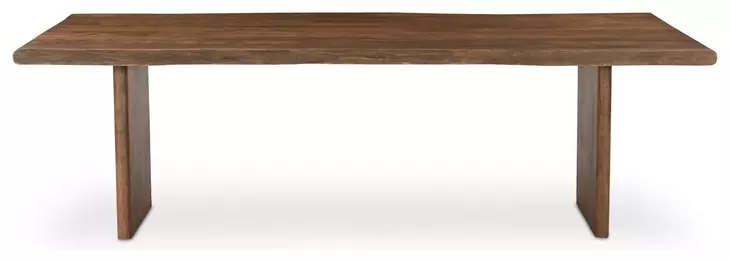 Lila Brown 98" Rectangular Dining Table