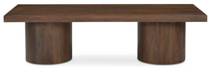 Hadley Warm Brown Rectangular Coffee Table