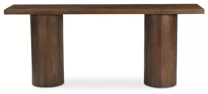 Hadley Warm Brown Rectangular Console Table