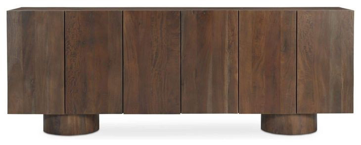 Hadley Warm Brown 6 Door Sideboard