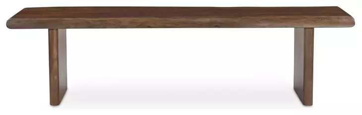 Lila Brown Small Dining Bench