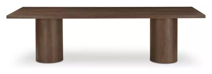 Hadley Warm Brown Rectangular Dining Room Set