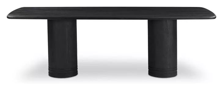 Daphne Black 96" Rectangular Dining Table