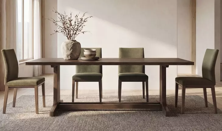 Samuel Dark Brown Rectangular Dining Room Set