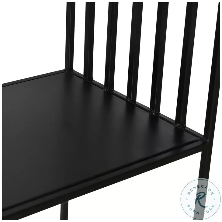 Rama Black Gunmetal Bookcase