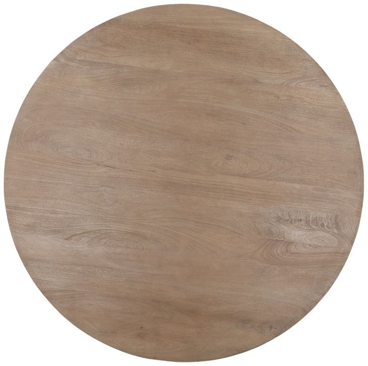 Bergamo Natural 54" Round Dining Table