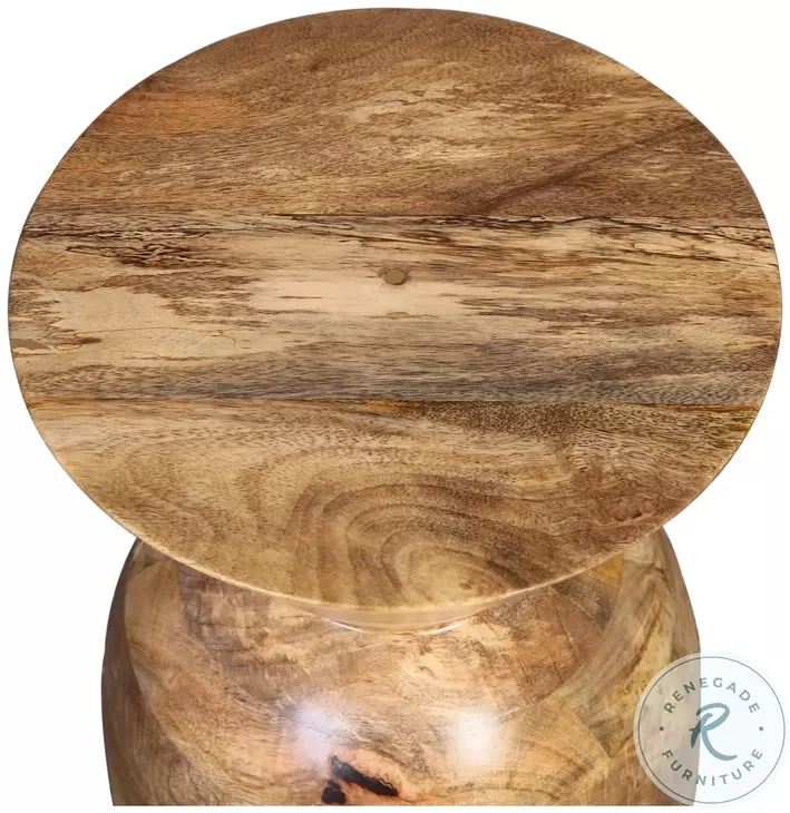 Lovat Natural Wash Side Table