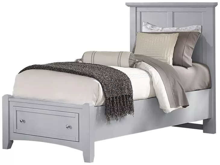 Bonanza Gray Kids Mansion Storage Panel Bedroom Set