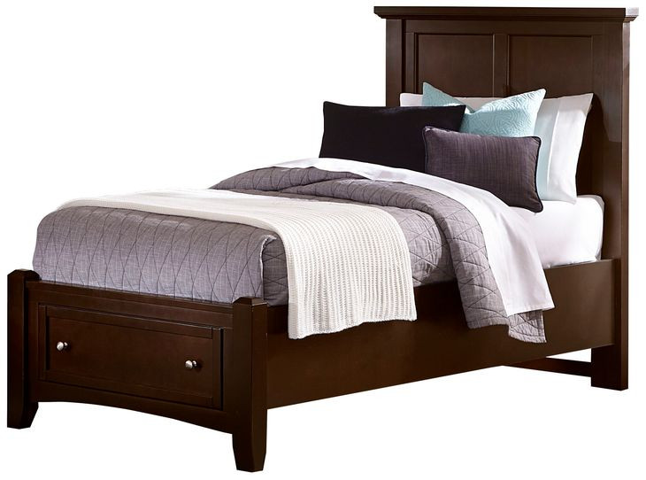 Bonanza Merlot Kids Mansion Storage Panel Bedroom Set
