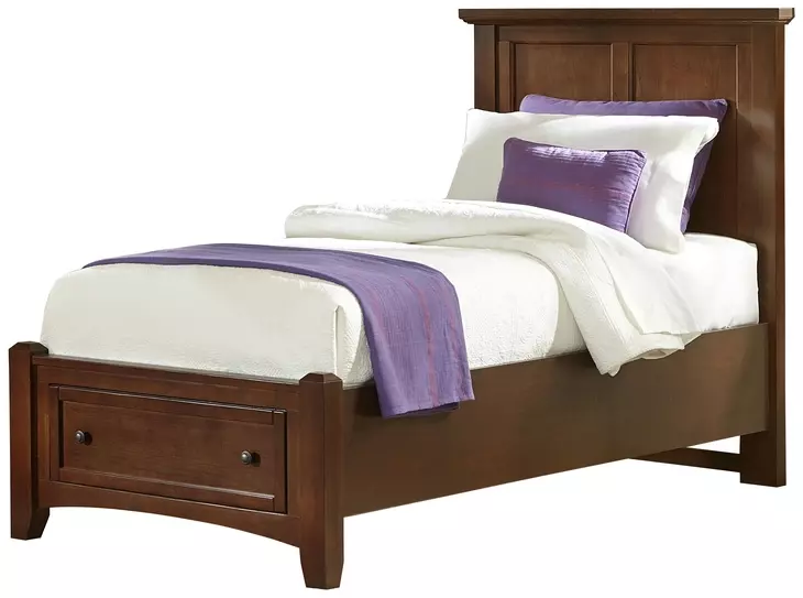 Bonanza Cherry Kids Mansion Storage Panel Bedroom Set