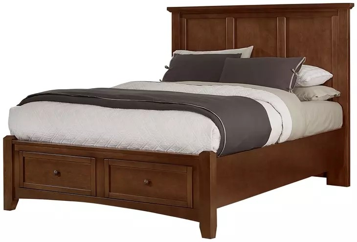 Bonanza Cherry Mansion Storage Panel Bedroom Set