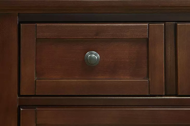 Bonanza Cherry Queen Mansion Storage Panel Bed