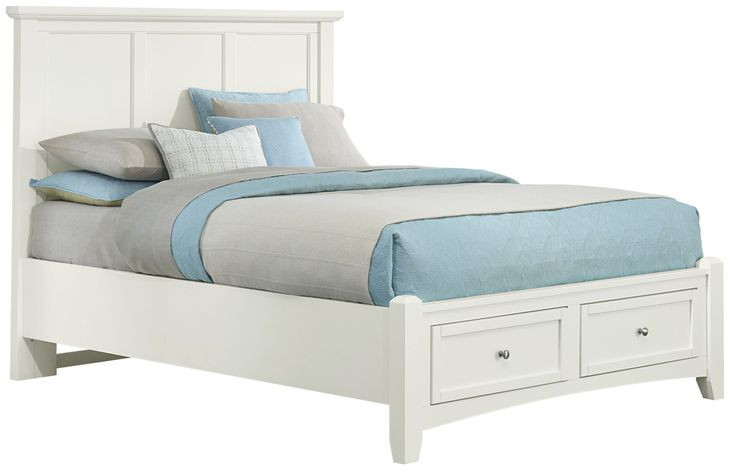Bonanza White Mansion Storage Panel Bedroom Set