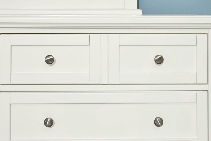 Bonanza White Full Mansion Storage Panel Bed