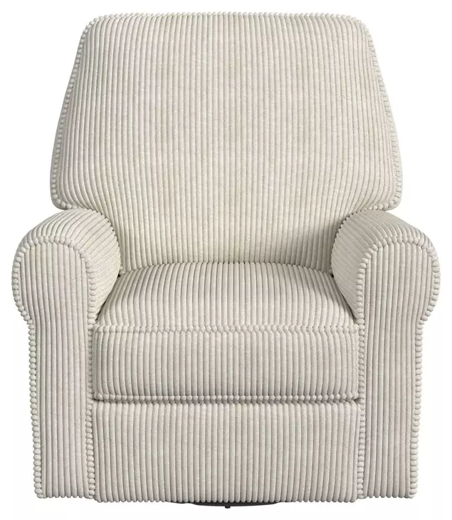Savannah Natural Upholstered Rocker Power Recliner with USB Charging