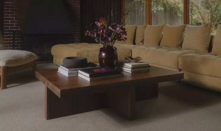 Folke Walnut Rectangular Coffee Table