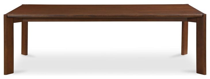 Daifuku Walnut Stained Ash 96" Rectangular Dining Table