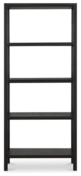 Nolan Black Bookcase