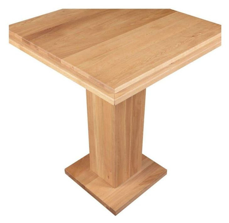 May Natural Oak 35" Square Bar Table