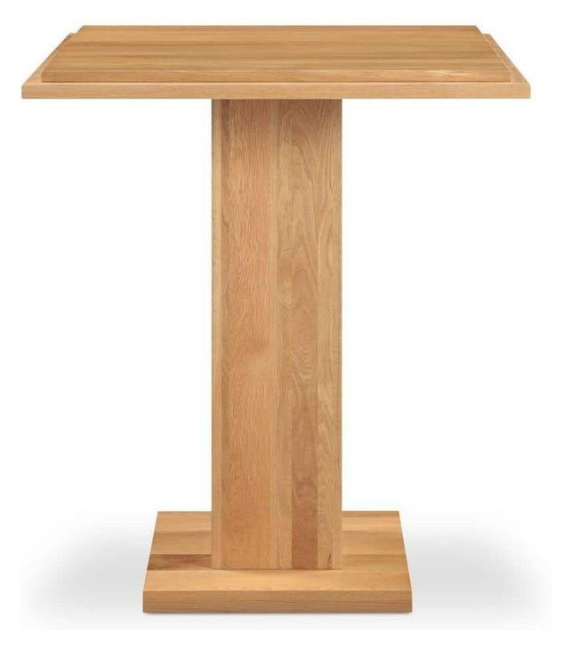 May Natural Oak 35" Square Bar Table
