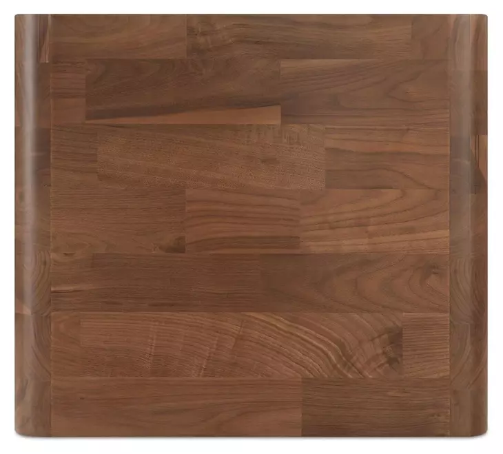 Carrie Walnut Rectangular Side Table