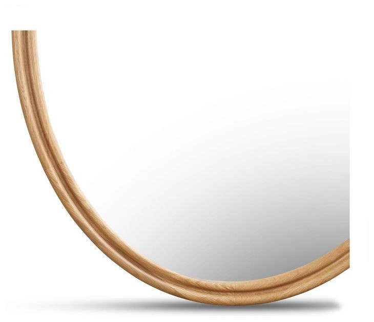 Alcott Oak Oval Wall Mirror