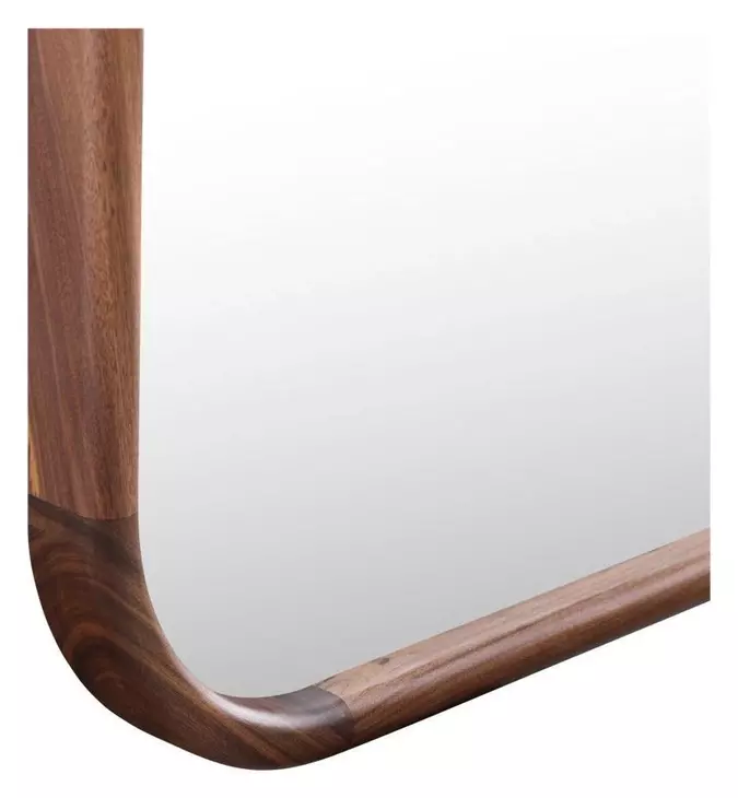 Kai Walnut Rectangular Floor Mirror