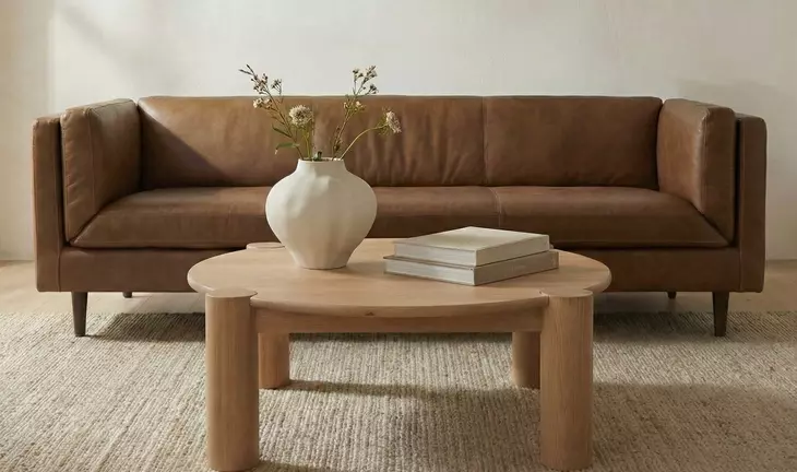 Jack Brushed Natural Oak Round Occasional Table Set